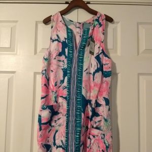 Lilly Pulitzer NWT Carlotta Stretch Shift, Size 12